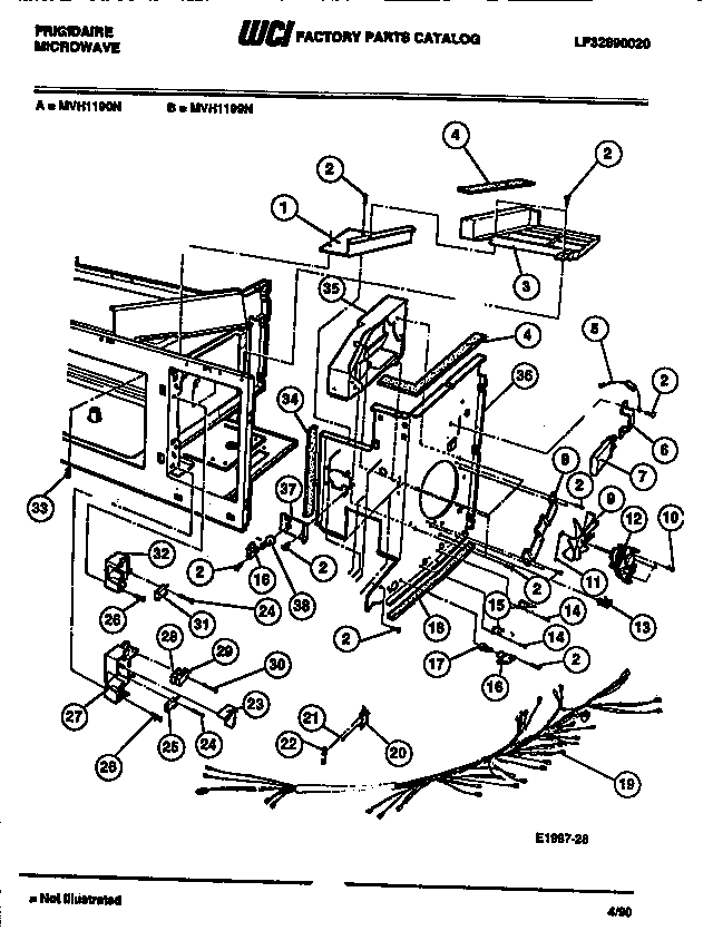 Air duct/fan motor