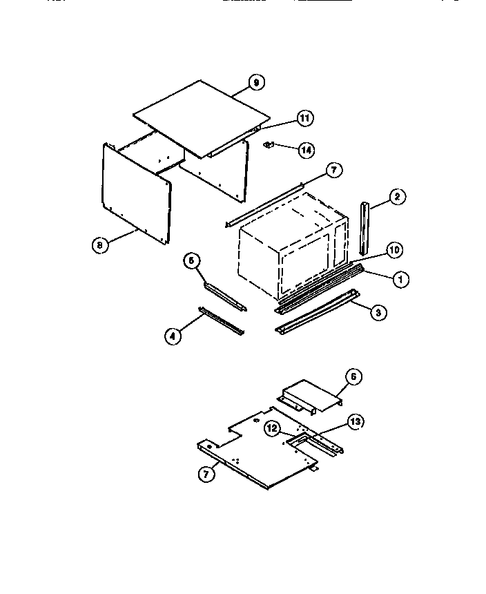 Microwave cabinet