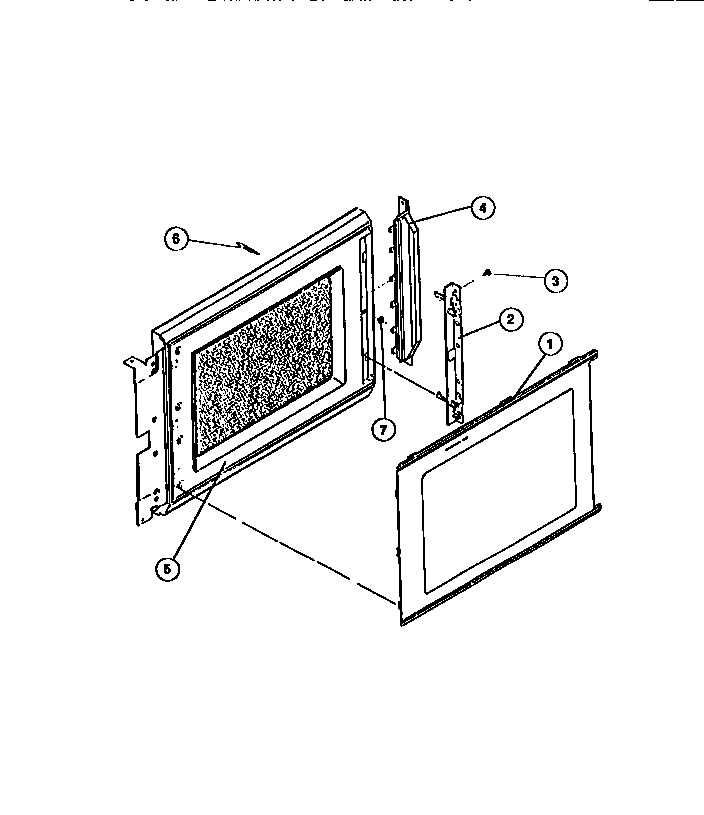 MICROWAVE DOOR