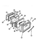 Oven door panels