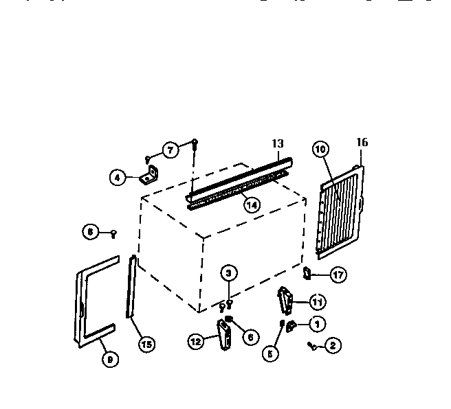 WINDOW MOUNTING PARTS