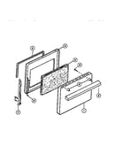 Oven door panels