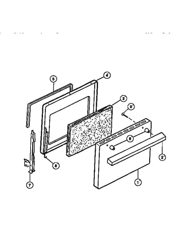 Oven door panels