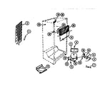 Tappan 95-1487-00-1 compressor, condenser, evaporator diagram