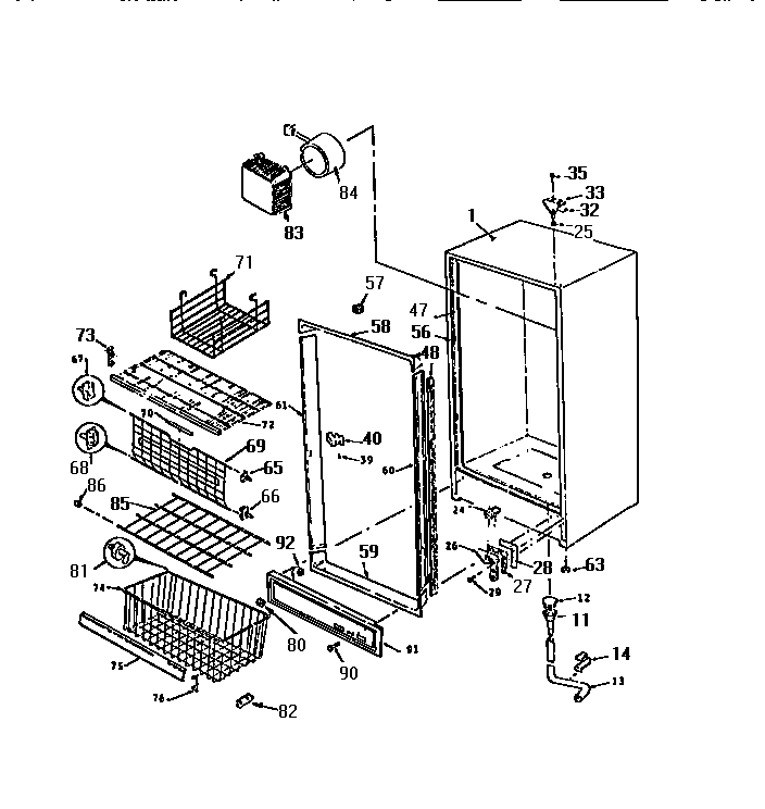 Cabinet & shelves