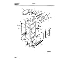 Frigidaire F44Q20CBW0 cabinet w/ fan assembly diagram