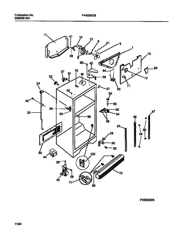 Cabinet w/ fan assembly