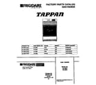 Tappan 30-3863-00-02 cover diagram
