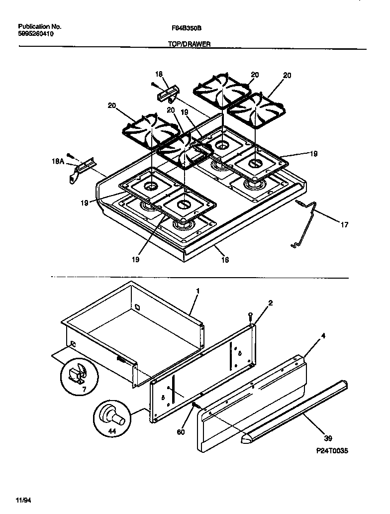 Top/drawer