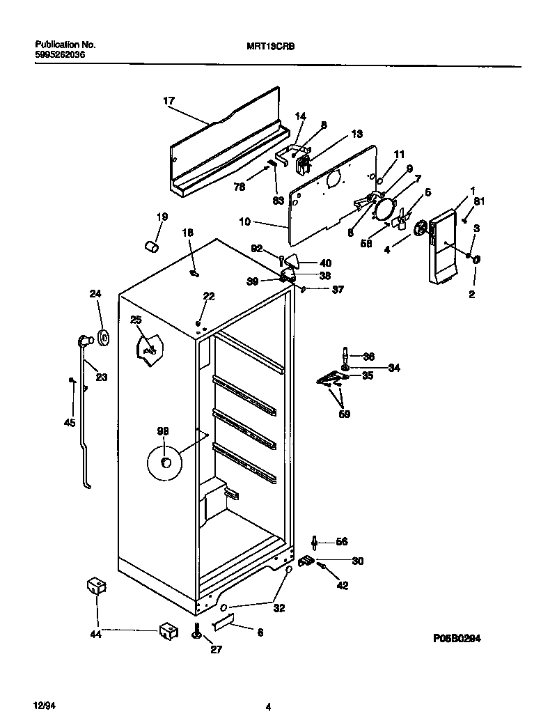 Cabinet w/ fan assembly