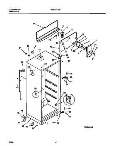 Cabinet w/ fan assembly