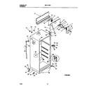 Universal/Multiflex (Frigidaire) MRT17CRBZ2 cabinet w/ fan assembly diagram