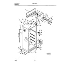 Universal/Multiflex (Frigidaire) MRT17DRBD2 cabinet w/ fan assembly diagram