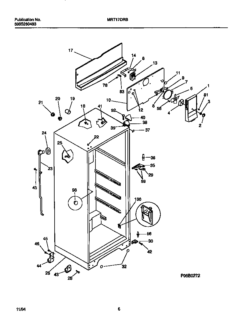 Cabinet w/ fan assembly