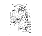 Frigidaire F45XH24BD0 ice maker components & installation parts diagram