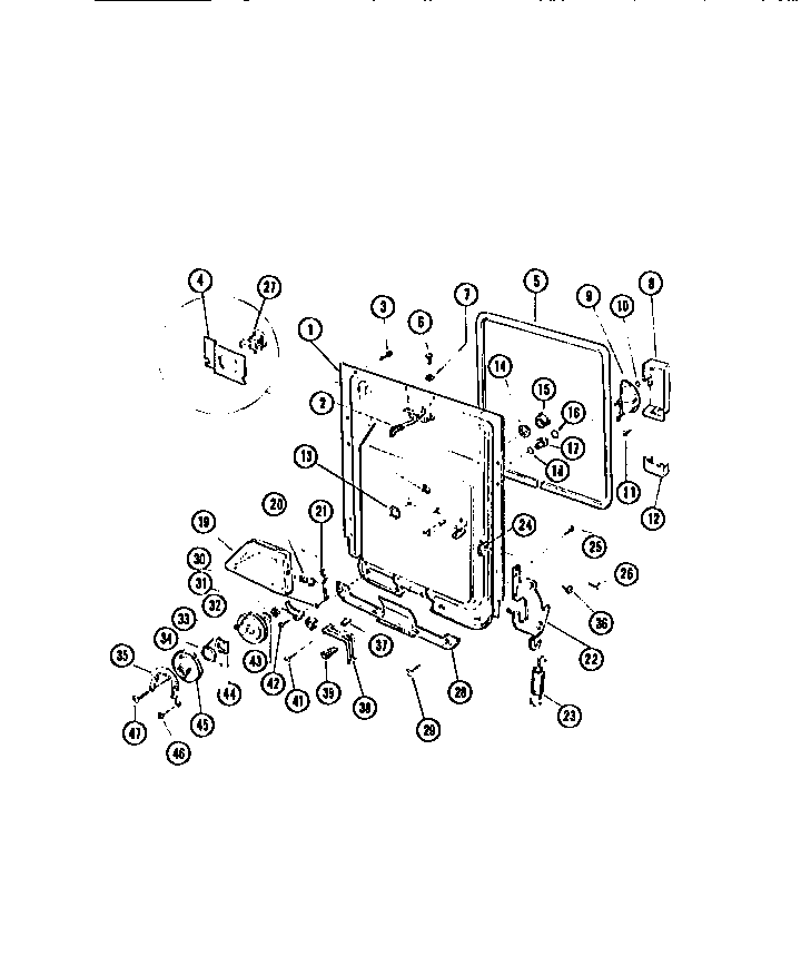 Inner door parts