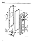 Freezer compartment door