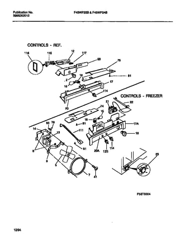Refrigerator & freezer controls