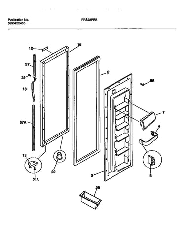 Refrigerator door