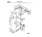 Universal/Multiflex (Frigidaire) MRT15CSCW0 cabinet diagram