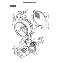 Gibson DE28T3WTFA drum & blower parts diagram