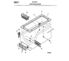 Universal/Multiflex (Frigidaire) MFC23S4CW0 cabinet/control/shelves diagram