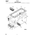 Universal/Multiflex (Frigidaire) MFC20M4BW3 cabinet/control/shelves diagram