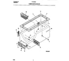 Universal/Multiflex (Frigidaire) MFC25M4BW3 cabinet/control/shelves diagram