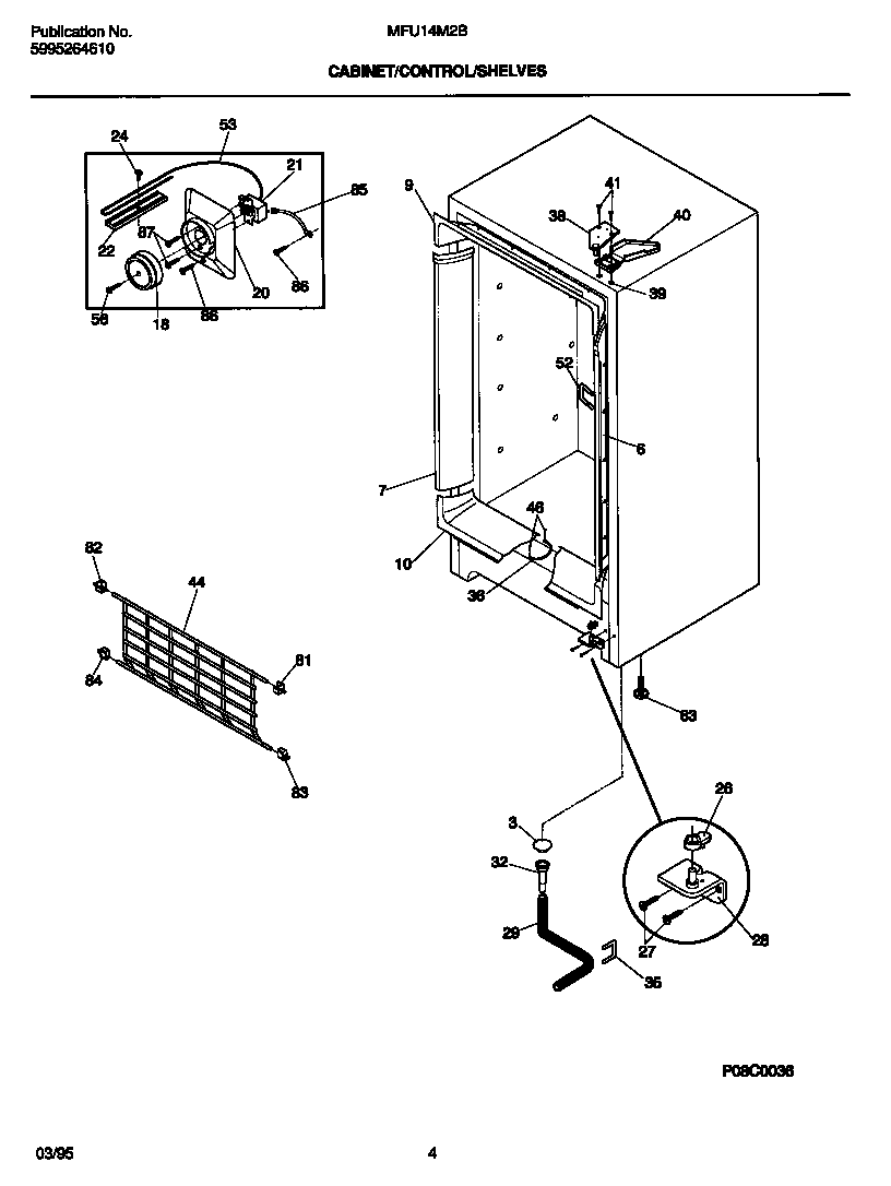 Cabinet/control/shelves