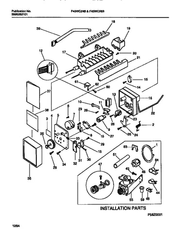 Ice maker  components & installation parts