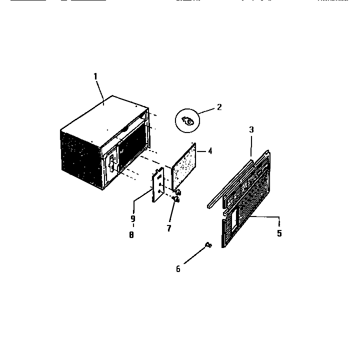 Cabinet, front, wrapper