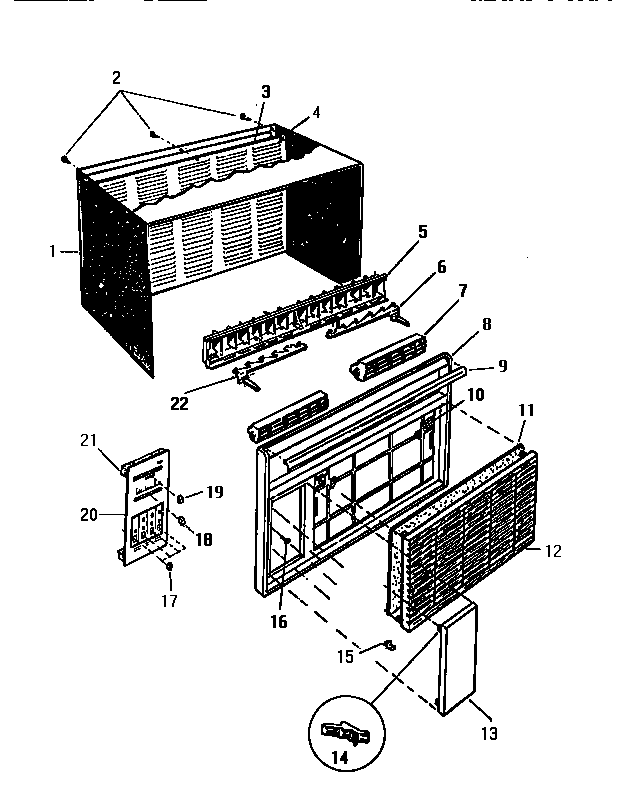 Cabinet, front, wrapper