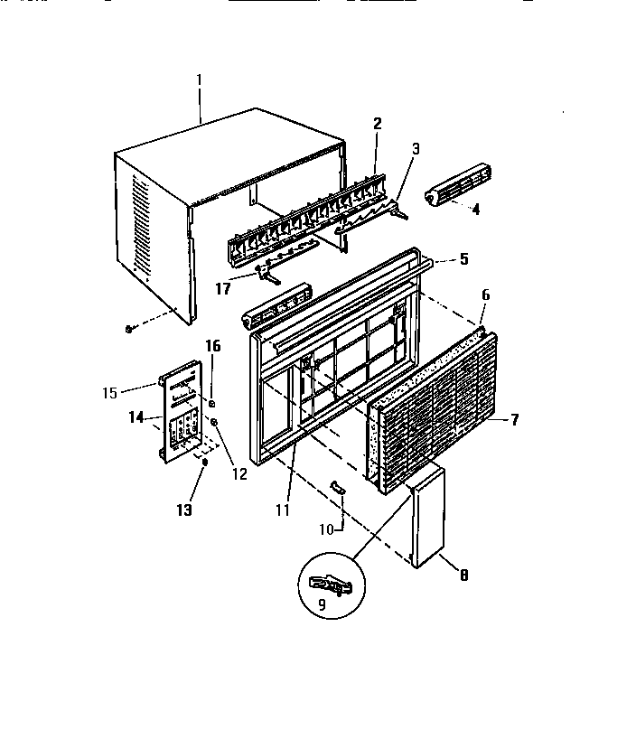 Cabinet, front, wrapper