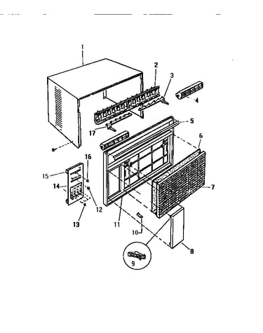 Cabinet, front, wrapper