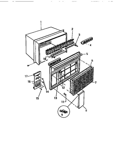 Cabinet, front, wrapper