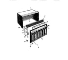 White-Westinghouse AS287J2K1 cabinet, front, wrapper diagram