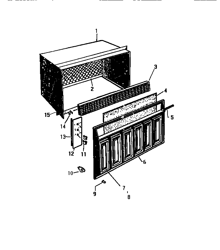 Cabinet, front, wrapper