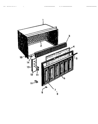 Cabinet, front, wrapper