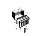 White-Westinghouse AS227J2K1 cabinet, front, wrapper diagram