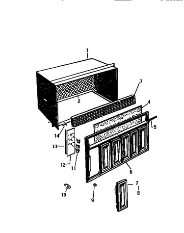 Cabinet, front, wrapper