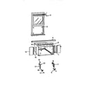 White-Westinghouse AS227J2K1 window mounting diagram