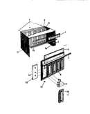 Cabinet, front, wrapper