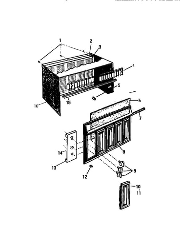 Cabinet, front, wrapper