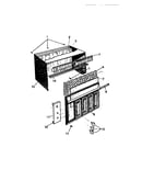 Cabinet, front, wrapper