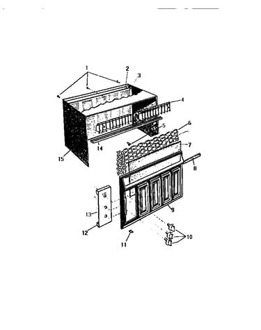 Cabinet, front, wrapper