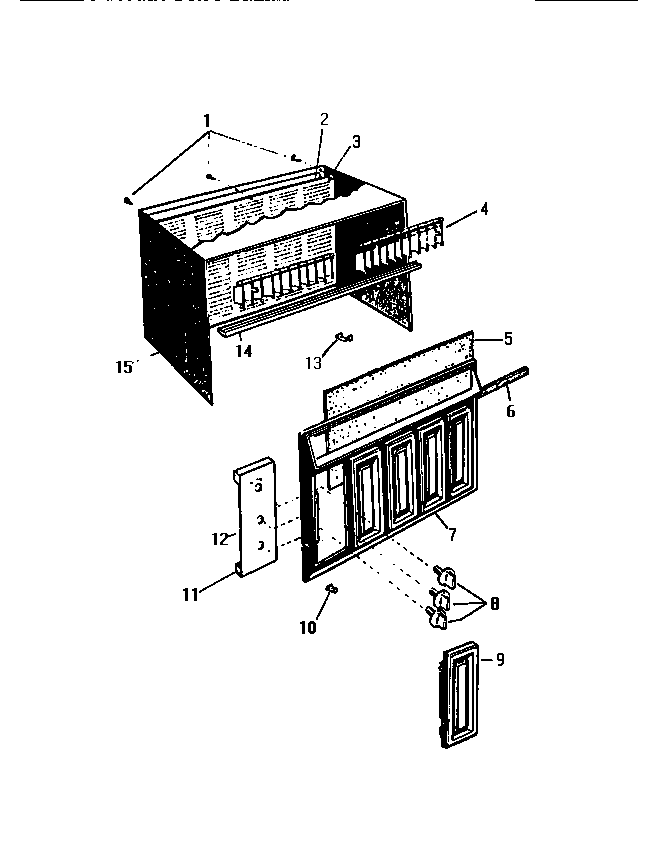 Cabinet, front, wrapper