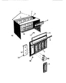 Cabinet, front, wrapper