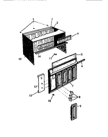 Cabinet, front, wrapper