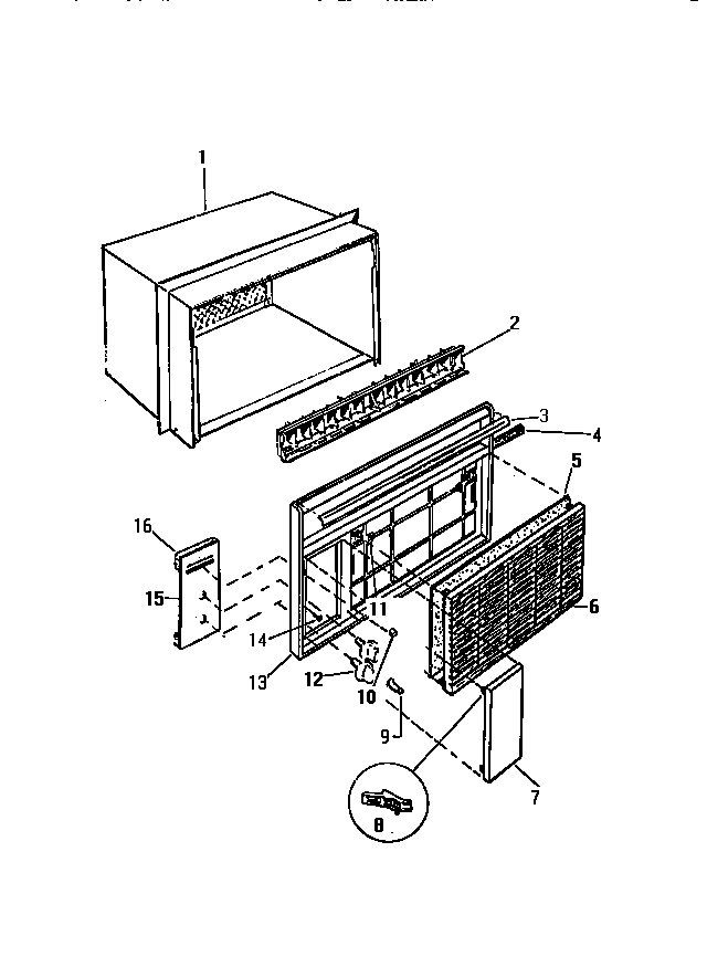 Cabinet, front, wrapper