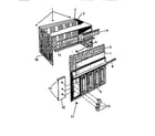 White-Westinghouse AH064J7T1 cabinet, front, wrapper diagram